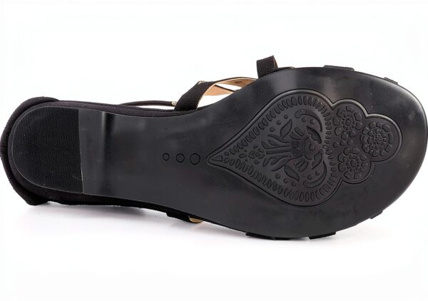Sandali da Bambina Stuart Weitzman Golddigger Nero Taglia 36 EU-3