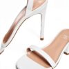 Stuart Weitzman Sandali Barelynude 100 Donna Bianco Tacco Stiletto-4