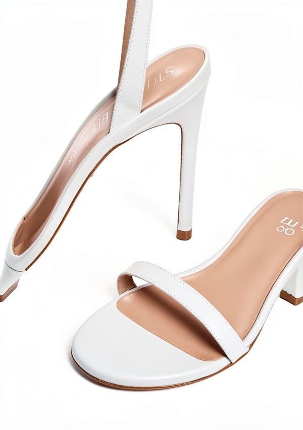 Stuart Weitzman Sandali Barelynude 100 Donna Bianco Tacco Stiletto-4