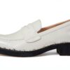Stuart Weitzman Mocassini Reverie Donna, bianco, 38 EU-3