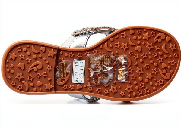 Stuart Weitzman Sandali per Bambina Jewel Argento - Taglia 31-32 EU-3