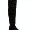 Stuart Weitzman Lowland Bold Stivali Nero, Stile Pull-On con Tacco-0