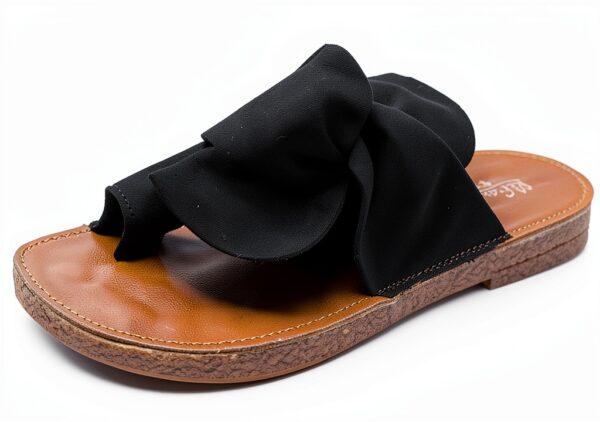 Ciabatte Infradito Sandali con Bowknot Khaki taglie 40-43-0