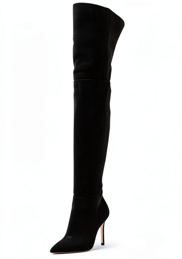 Stivali da donna Lutalica camoscio elasticizzato punta a stiletto-0