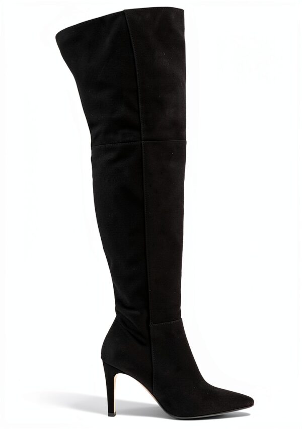Stivali da donna Lutalica camoscio elasticizzato punta a stiletto-2