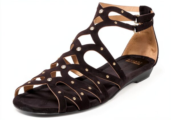 Sandali da Bambina Stuart Weitzman Golddigger Nero Taglia 36 EU-0