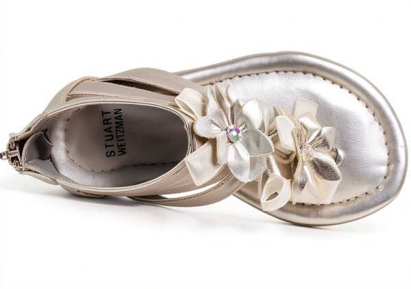 Sandali da Bambina Stuart Weitzman Amore Argento 36 EU-4