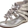 Stuart Weitzman Sandali per Bambine Argento con Cerniera-0