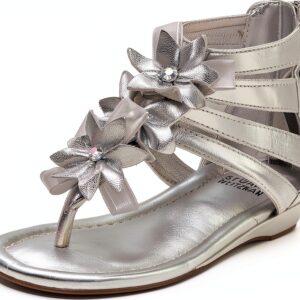 Stuart Weitzman Sandali per Bambine Argento con Cerniera-0