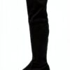 Stuart Weitzman Lowland Bold Stivali Nero, Stile Pull-On con Tacco-1