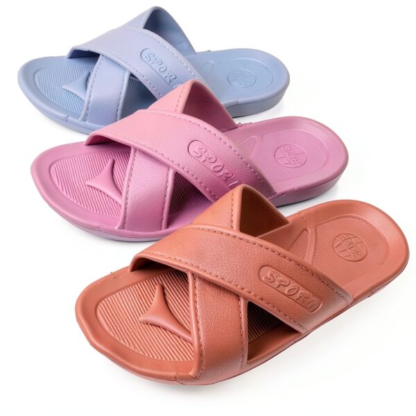 Ciabatte Infradito Pantofola Sandali Pantofole da Casa Pantofole da Interno per Sandali da Bagno Unisex Scarpe da Doccia per Il Bagno di Casa Antiscivolo per Interni Donna-3