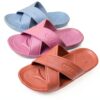 Ciabatte Infradito Pantofola Sandali Pantofole da Casa Pantofole da Interno per Sandali da Bagno Unisex Scarpe da Doccia per Il Bagno di Casa Antiscivolo per Interni Donna-3