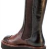 STUART WEITZMAN Stivaletto Elasticizzato Presley Ultralift in Pelle Nero con Platform. Tacco 5 cm Color Nero Size 41-3