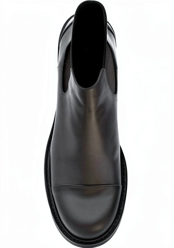 STUART WEITZMAN Stivaletto Elasticizzato Frankie Lift in Pelle Nero. Tacco 3 5 cm Color Size-6