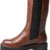 STUART WEITZMAN Stivaletto Elasticizzato Presley Ultralift in Pelle Nero con Platform. Tacco 5 cm Color Nero Size 41-4
