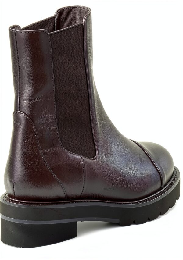 STUART WEITZMAN Stivaletto Elasticizzato Frankie Lift in Pelle Nero. Tacco 3 5 cm Color Size-2